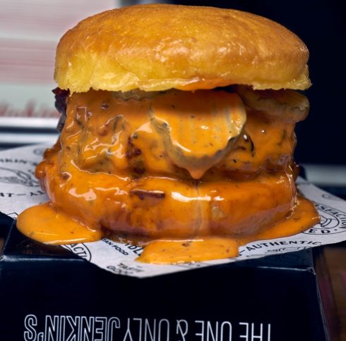 Burger from Spain which has DOUGHNUT buns is named the best in Europe - but could YOU stomach it?