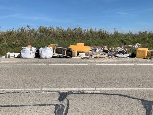 Fly-tippers dump fridges and electrical gear which threatens endangered species on Spain's Costa Blanca