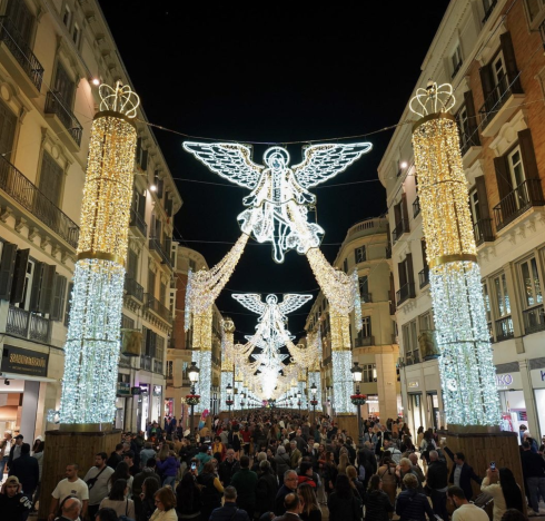 Malaga's Calle Larios Christmas Lights