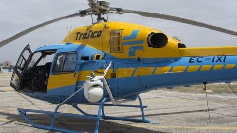 Motorcyclist crashes at 220km/hr while trying to avoid a traffic police helicopter in Valencia
