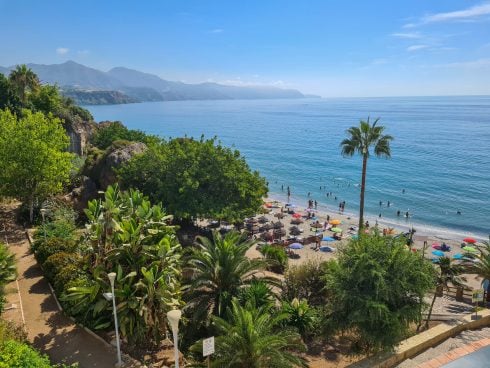 A beach in Costa del Sol