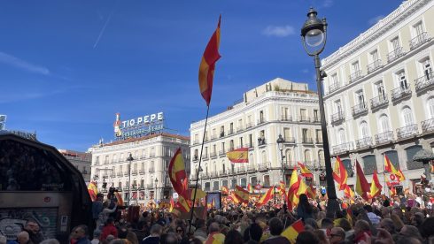 Protests in Madrid against the Catalan amnesty deal