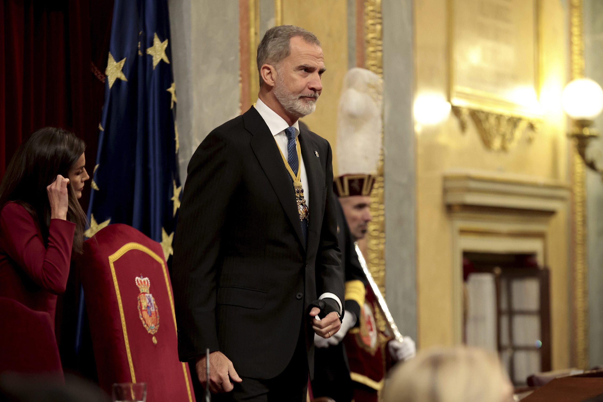 King Felipe of Spain defends his country's constitution as he opens congress after months of political deadlock