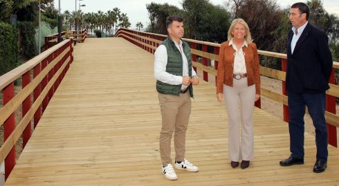 Marbella completes new section of the coastal walkway: Path is extended by a further 200m