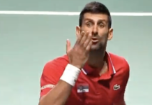 Djokovic tells British tennis fans to ‘shut up’ after Serbia knock Great Britain out of Davis Cup in Malaga djokovic