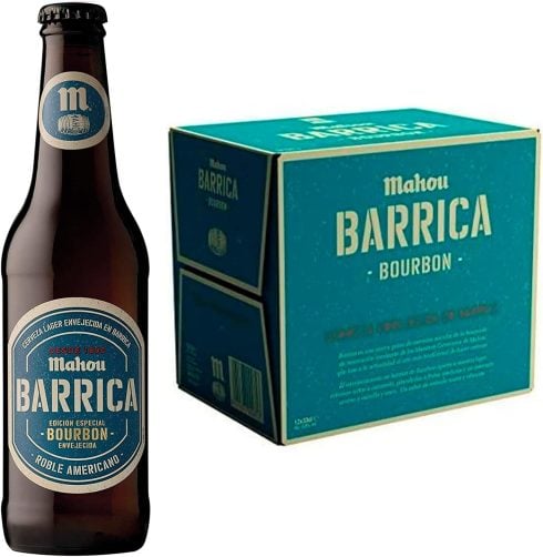 The prize-winning Mahou beer