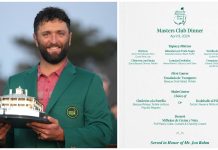 Tapas, pintxos and his grandma’s homemade lentil stew: Spanish golf star Jon Rahm reveals his delicious selections for the traditional Masters Champions Dinner in a nod to his Basque upbringing