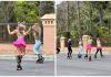 VIDEO: Only in Marbella: ‘Jumping shoes’ – The new fitness craze sweeping the Costa del Sol’s centre du chic