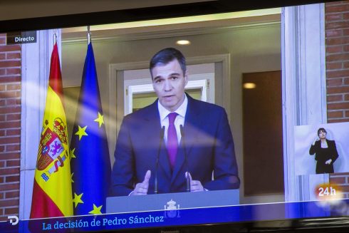 Pedro Sanchez announces he is staying on as PM
