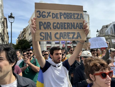 Protests against tourism in the Canary Islands