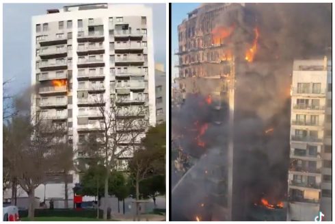 Heartbroken families of Valencia fire victims demand a new investigation into cause of 'Spain's Grenfell'