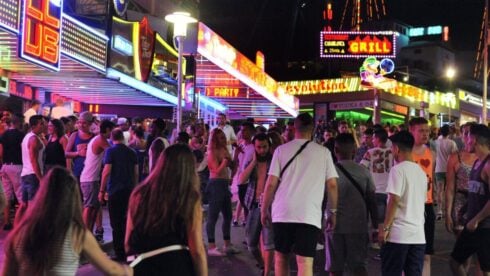 British tourist, 27, arrested after shouting 'f*** the police' and slapping officer in Mallorca party capital of Magaluf