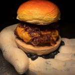 The prize-winning Fuxidia burger