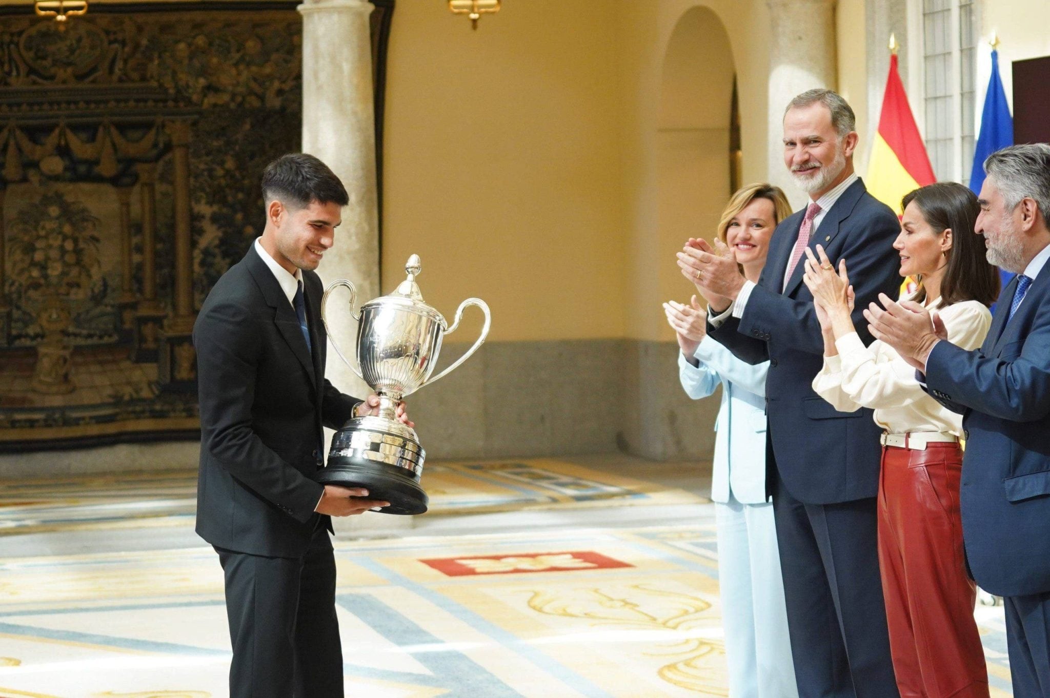 IN PICS: Tennis ace Carlos Alcaraz, 20, receives Athlete of the Year ...
