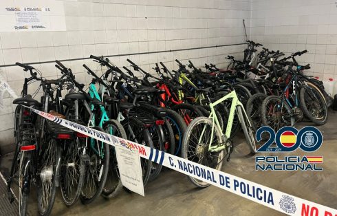 Stolen bicycles located in San Pedro de Alcantara