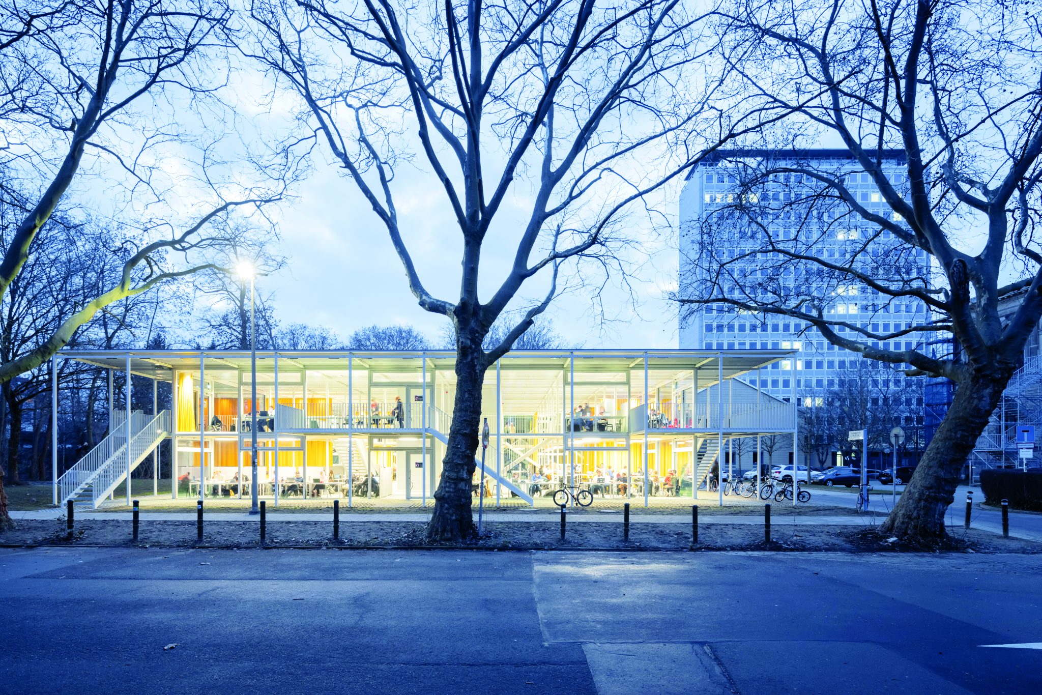 German university campus and Barcelona library are winning designs at