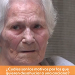 Maria Muñoz, who is set to be evicted from her Cadiz home of 57 years