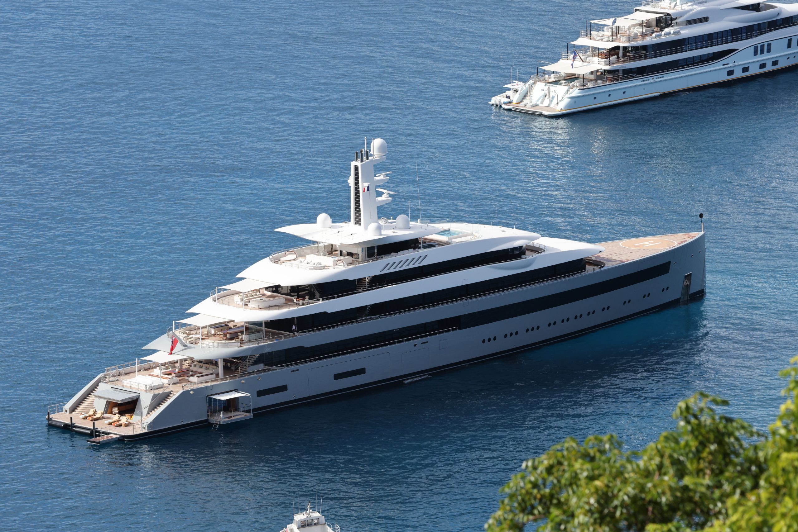 The super yacht 'Moonrise', which belongs to WhatsApp co-founder Jan Koum