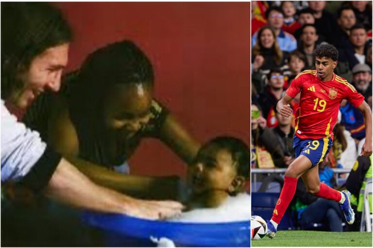Lionel Messi 'blesses' a baby Lamine Yamal in adorable unearthed photo