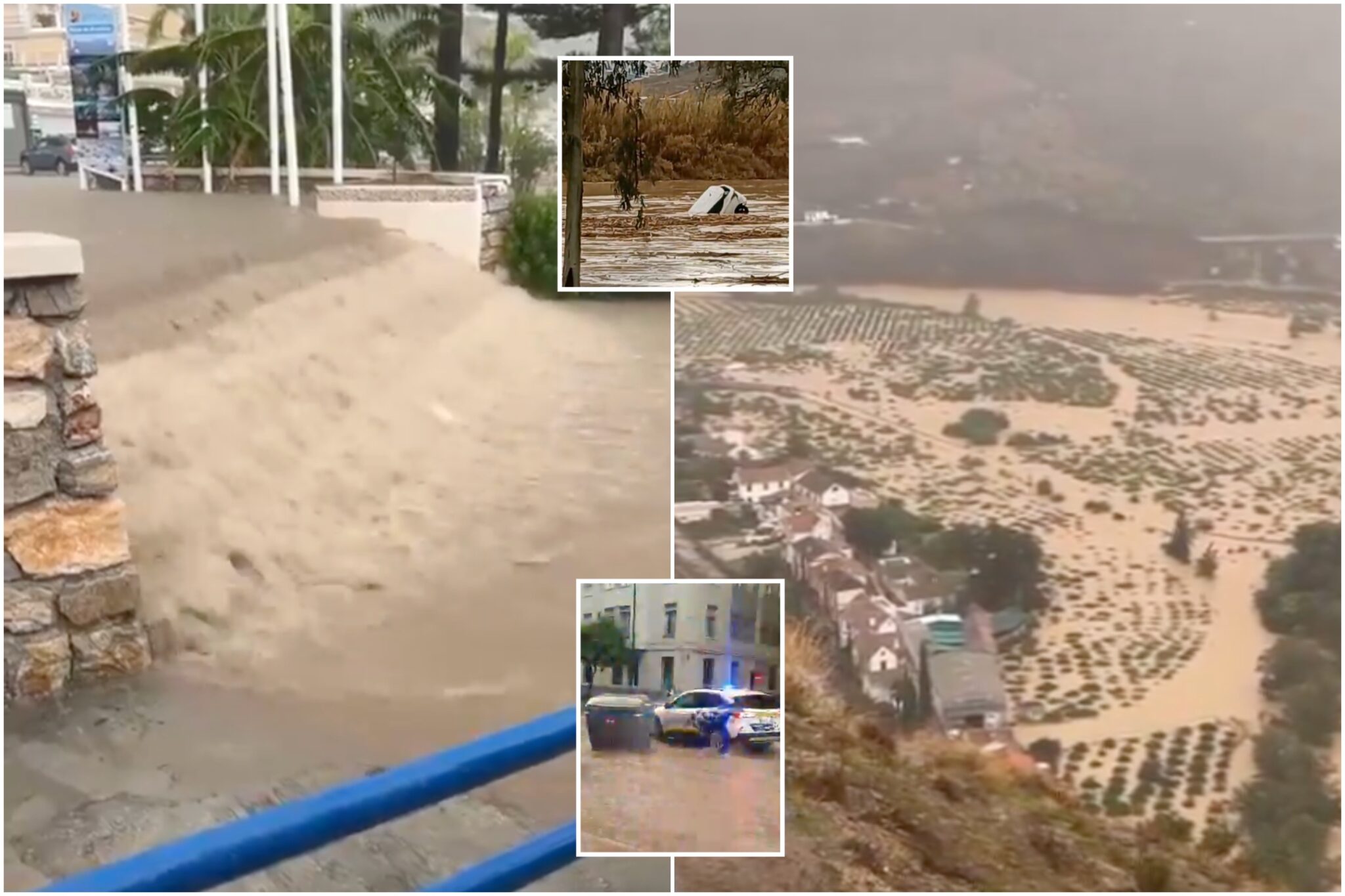 Red weather alert for Spain's Costa del Sol: Biblical storms spark