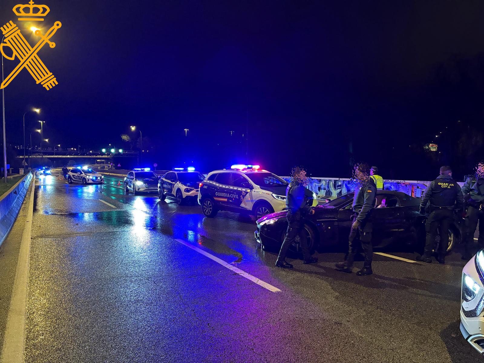 Stolen €400k Aston Martin rams police car during high-speed Madrid ...