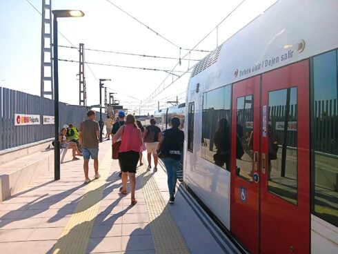 Local train services with restored stations and 50kms of new track return to 'ground zero' of Valencia floods