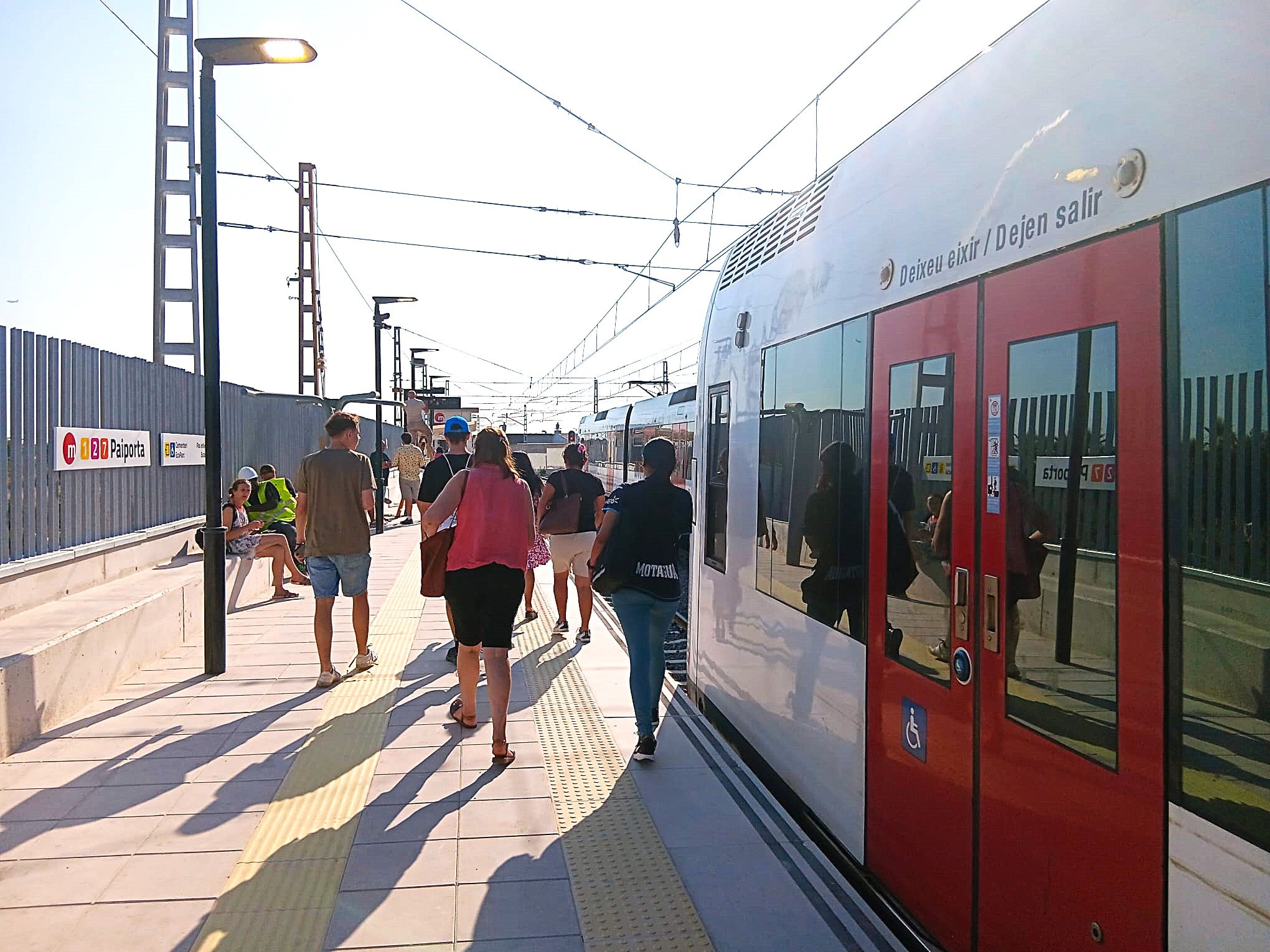 Local train services with restored stations and 50kms of new track return to 'ground zero' of Valencia floods