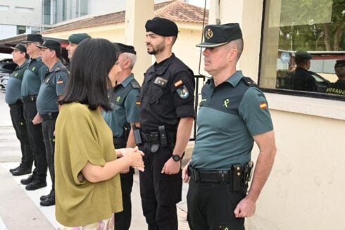 Guardia Civil boss thanks officers for their efforts during Torre Pacheco race riots