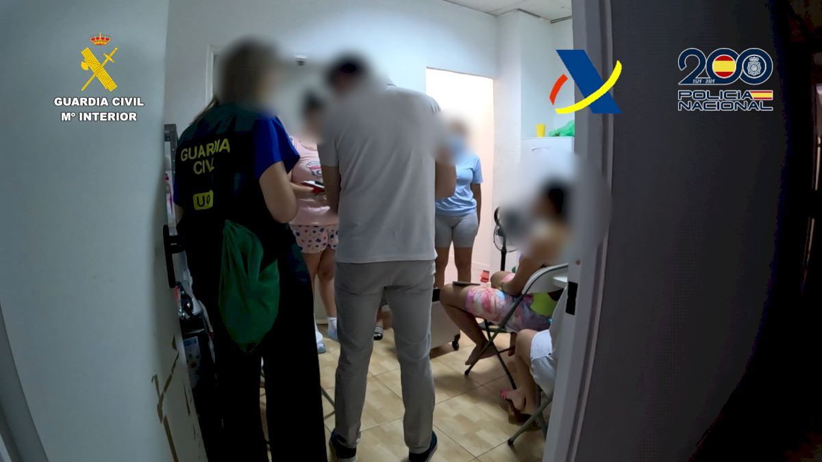 WATCH: Police bust sex exploitation gang in Spain with 162 women rescued from brothels