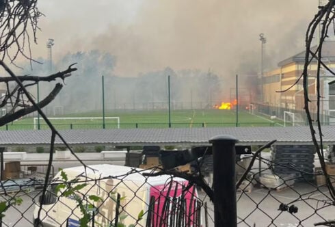 Prestigious British school under threat from deadly fires near Spain's Madrid that have already claimed one life