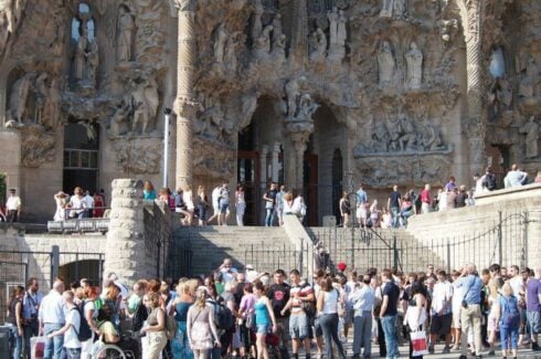 Busy Sagrada Familia, TheBetterVacation.com