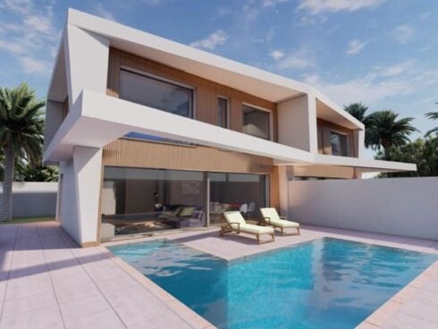 3 bedroom Semi-detached Villa for sale in Gran Alacant with pool garage - € 395