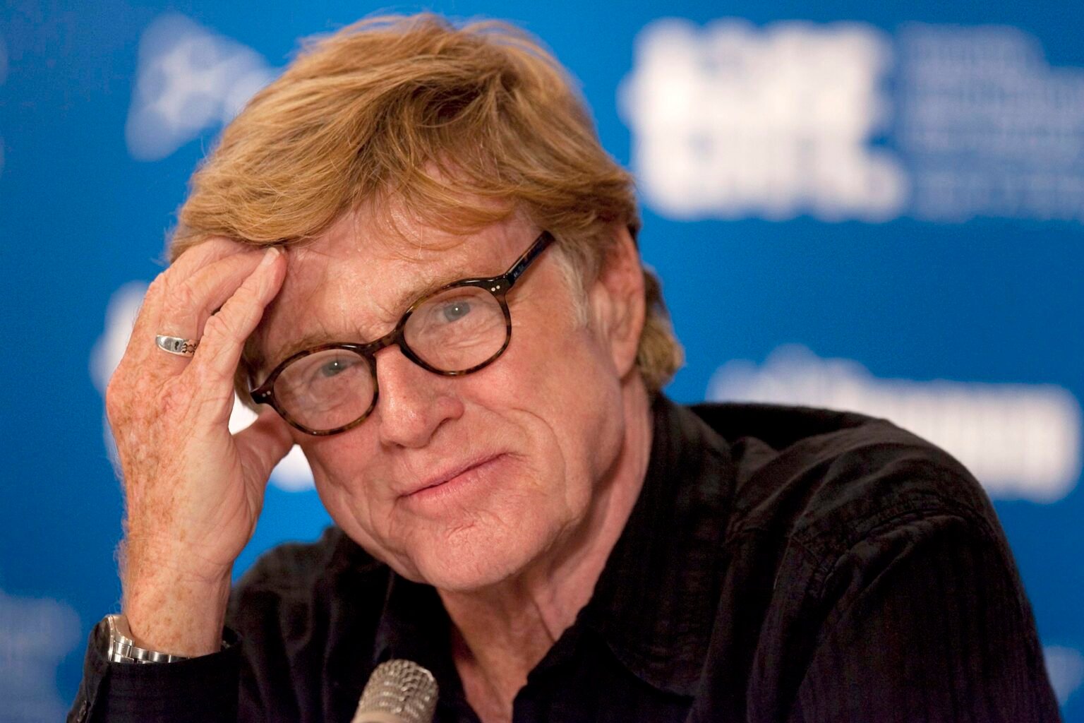 Robert Redford smiling