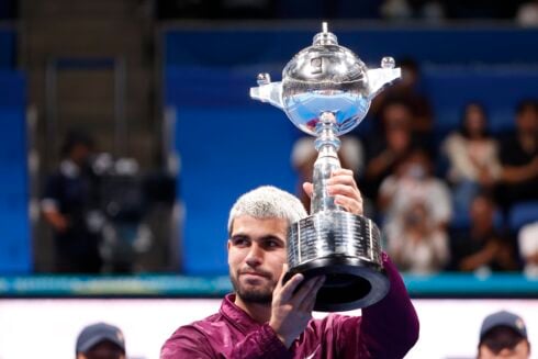 Spain's Carlos Alcaraz joins elite group of players to win eight tennis titles in a one season