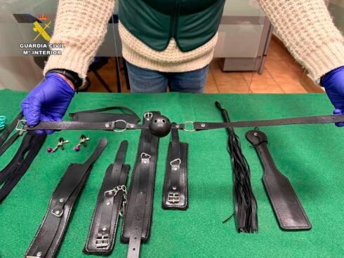 WATCH: The sick array of whips and toys a child sex predator was arrested with after luring teenage girl from her home in northern Spain