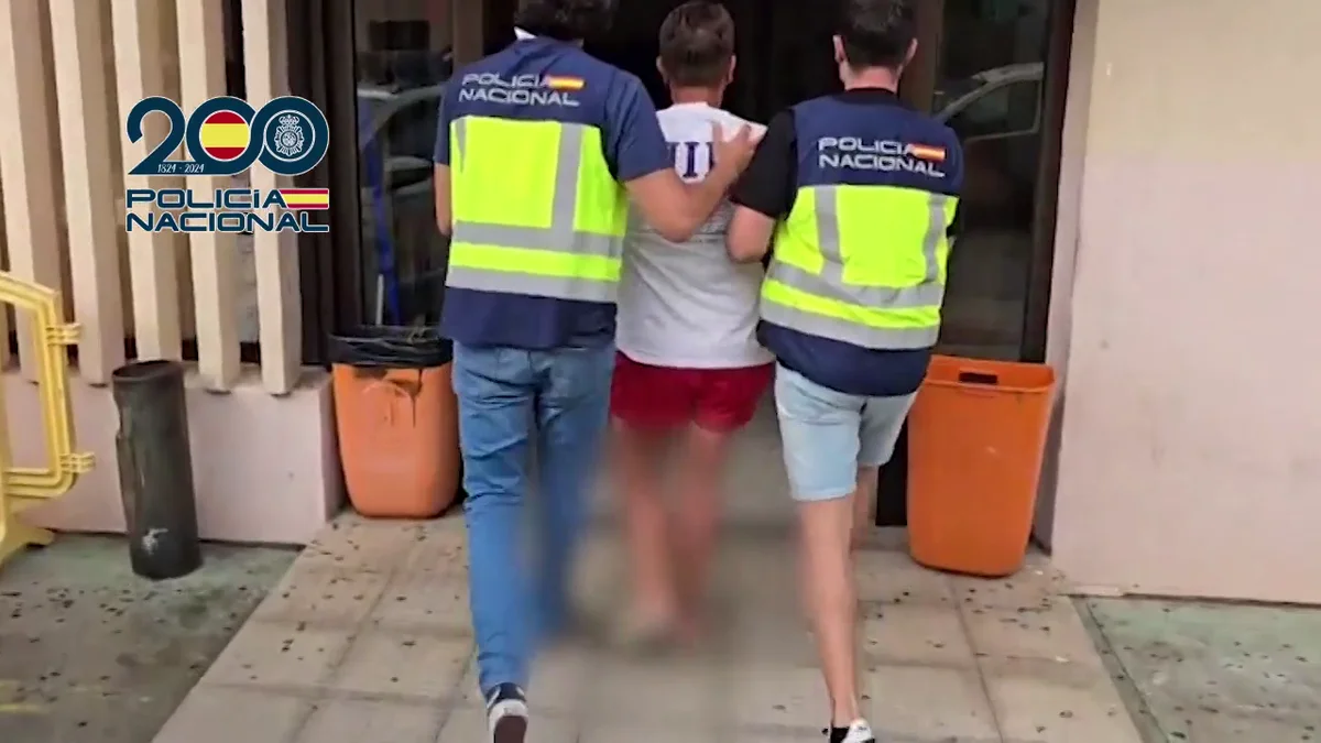 WATCH: Two Italian mafia mobsters wanted for extortion, murder, and kidnapping are arrested in Spain