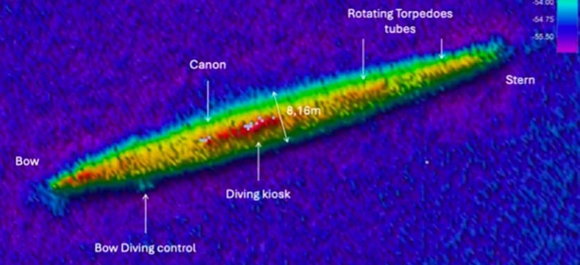 Eight-decade mystery ends as WWII French submarine is found off Cadiz