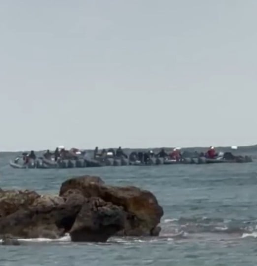 Shock in Almeria as drug speed boats form ‘floating narco village’ in tourist beauty spot during Storm Emilia