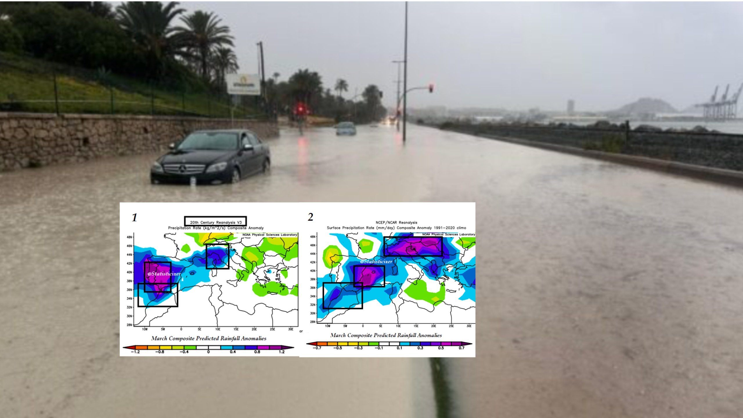 Long-term forecasting models predict continued storms, torrential rain and flooding for Spain all the way into March