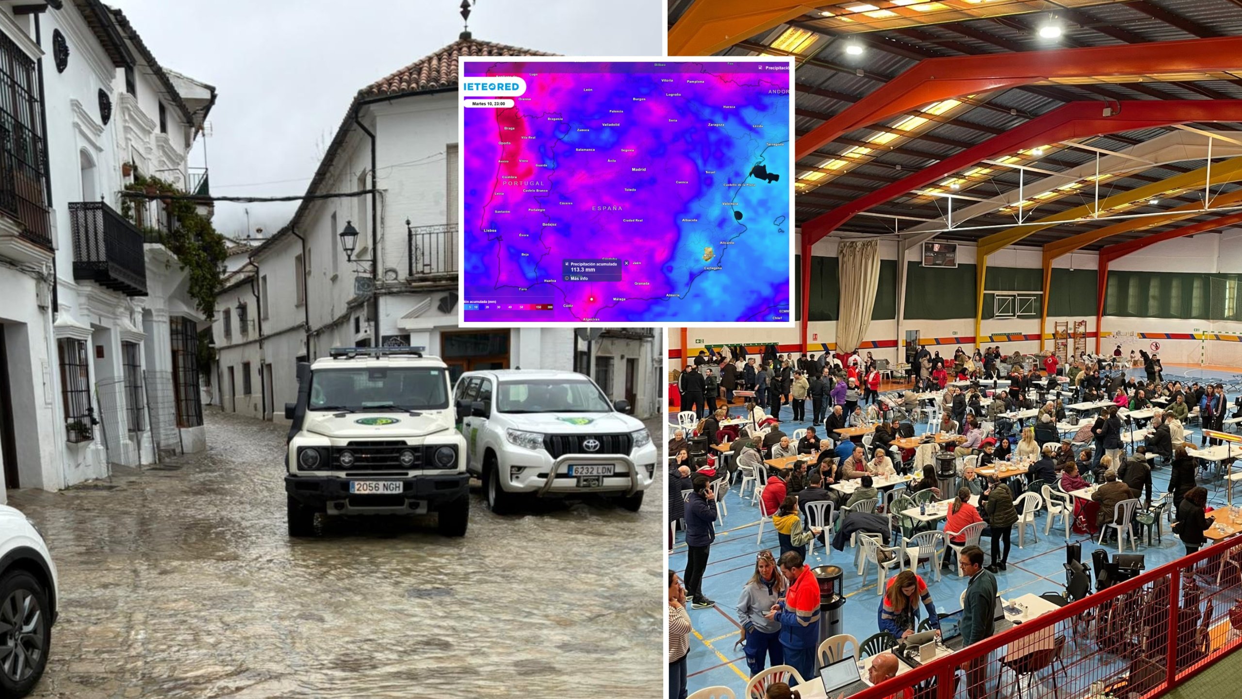 Andalucia’s evacuated zones at risk once again as new Atlantic ‘sky river’ reaches Spain – with many areas ‘already fully saturated’