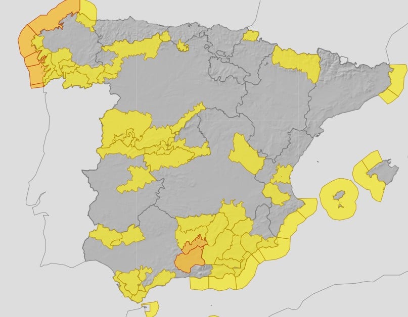 More heavy rain on the way as new Atlantic storms roll in across Spain: These are the affected areas