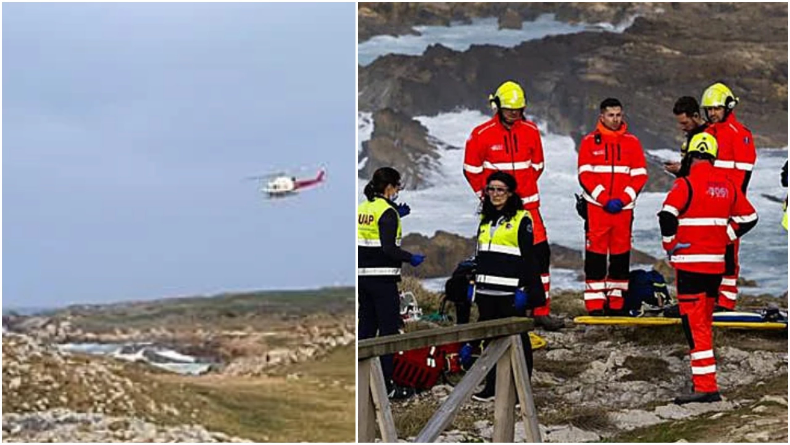 At least four dead and two missing after wooden bridge collapses over rocky cliffs in northern Spain