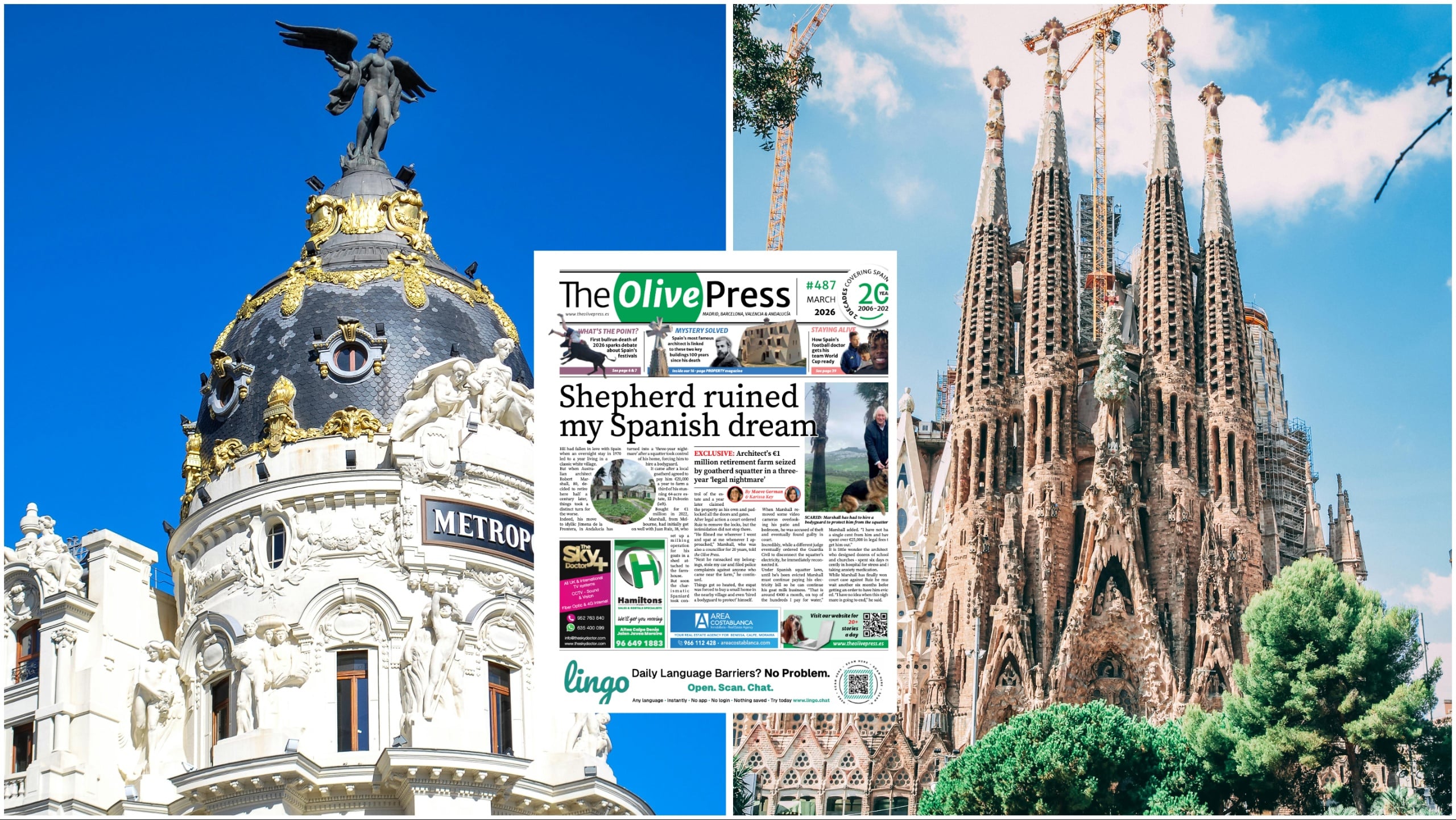 Read all about it: The Olive Press begins its march on the capital Madrid – and Barcelona too!