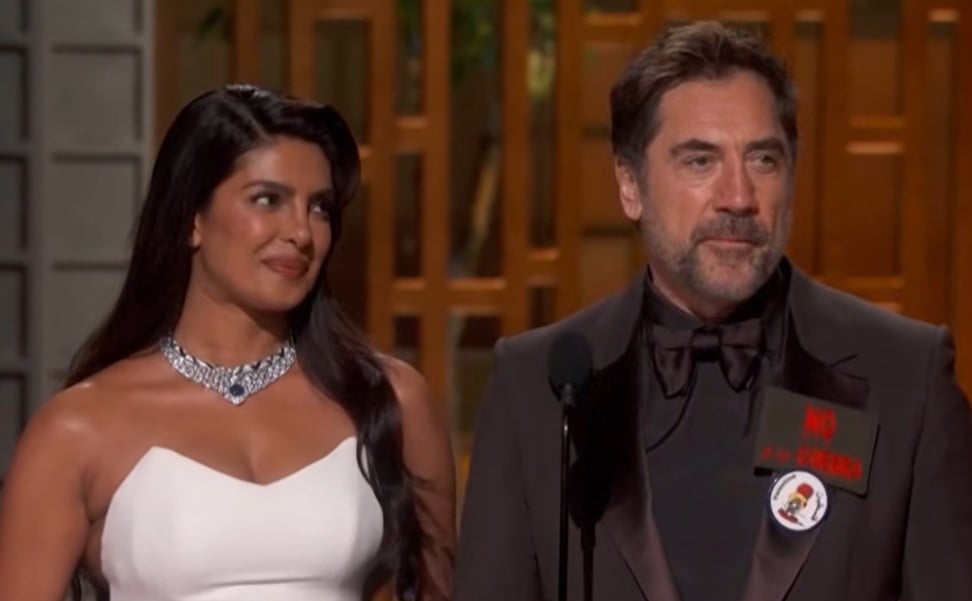 Javier Bardem Calls for No War, Free Palestine at Oscars