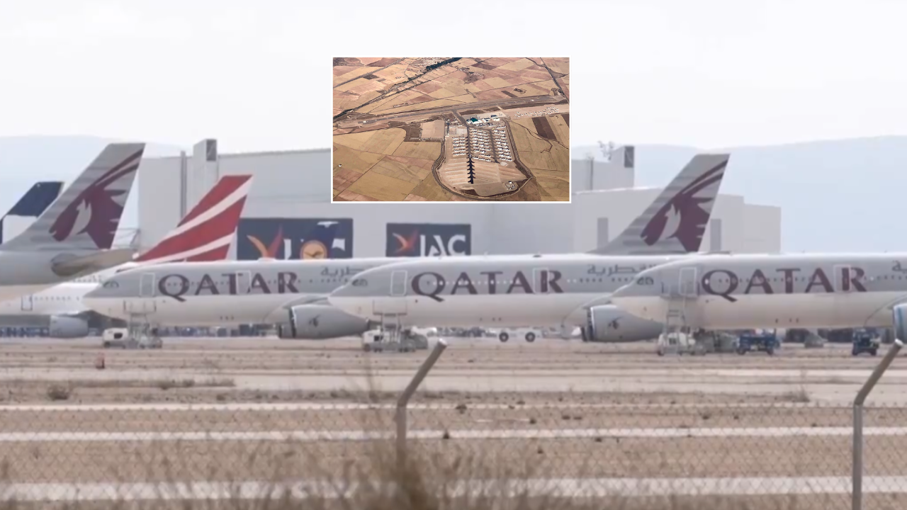 EXPLAINER: Why the world’s biggest airlines are parking dozens of massive jets at a remote Spanish airport – echoing the Covid-era shutdown