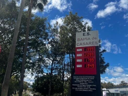 Petrol station caseres - iran war 10/03/2026