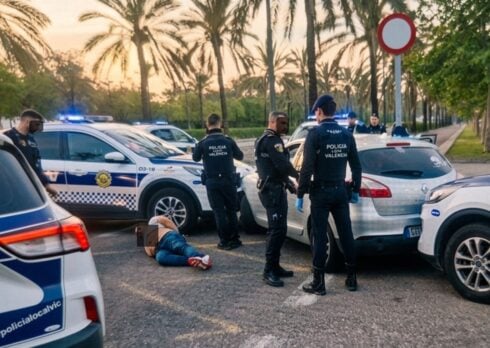 Drunk pirate taxi driver who carried four 'scared' passengers gets chased down by police in Spain