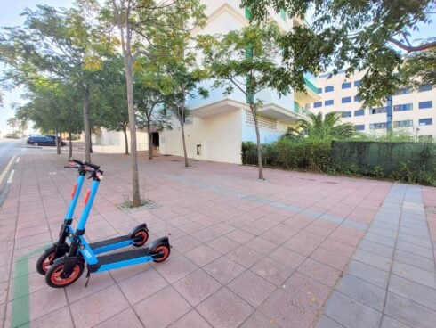 E-scooters in Estepona.