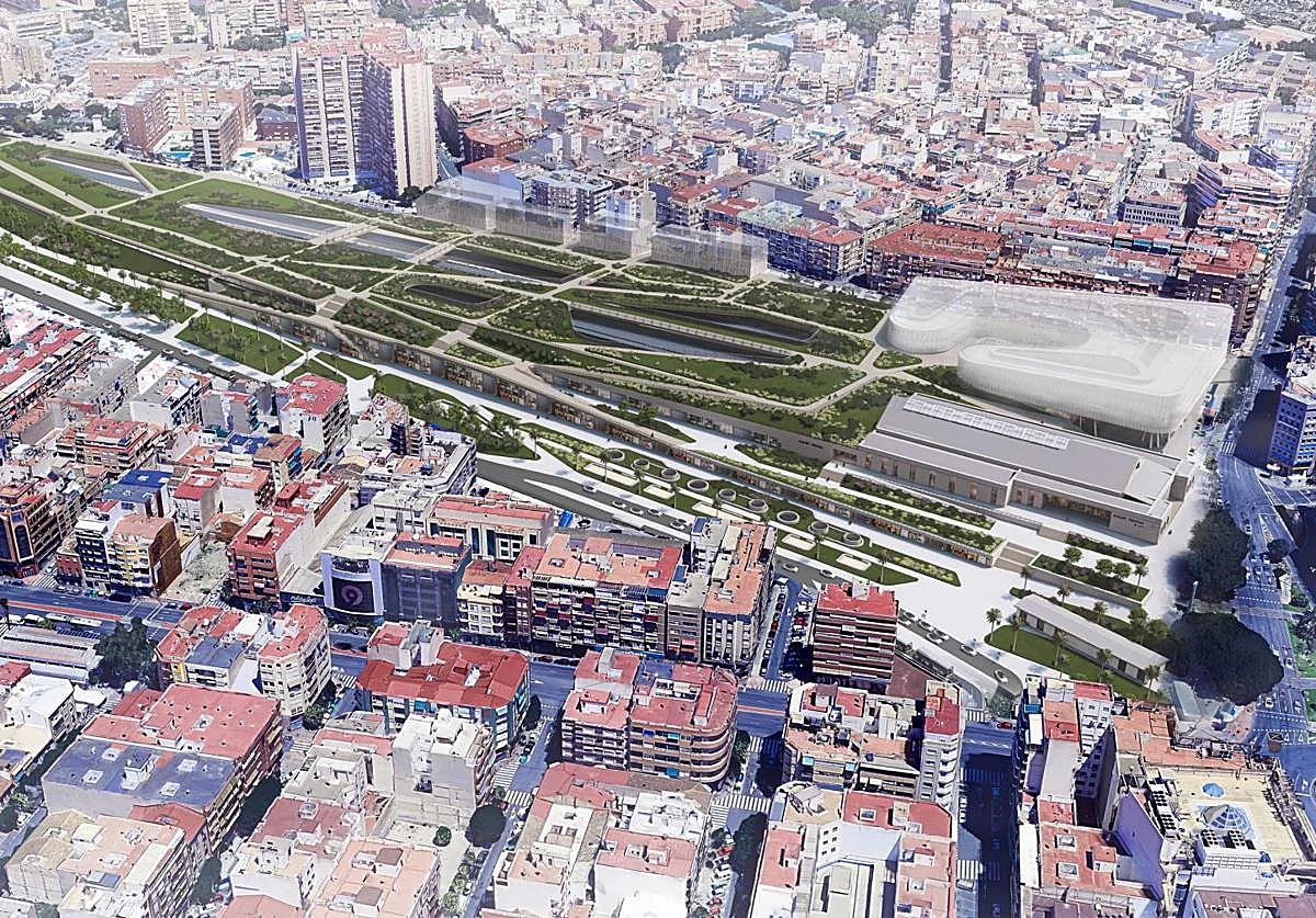 Long-awaited plans for Alicante's new Central Park unveiled at a cost of €420m