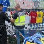 Popular Costa Blanca street market raided with 12 traders arrested for selling fake football shirts ahead of the World Cup